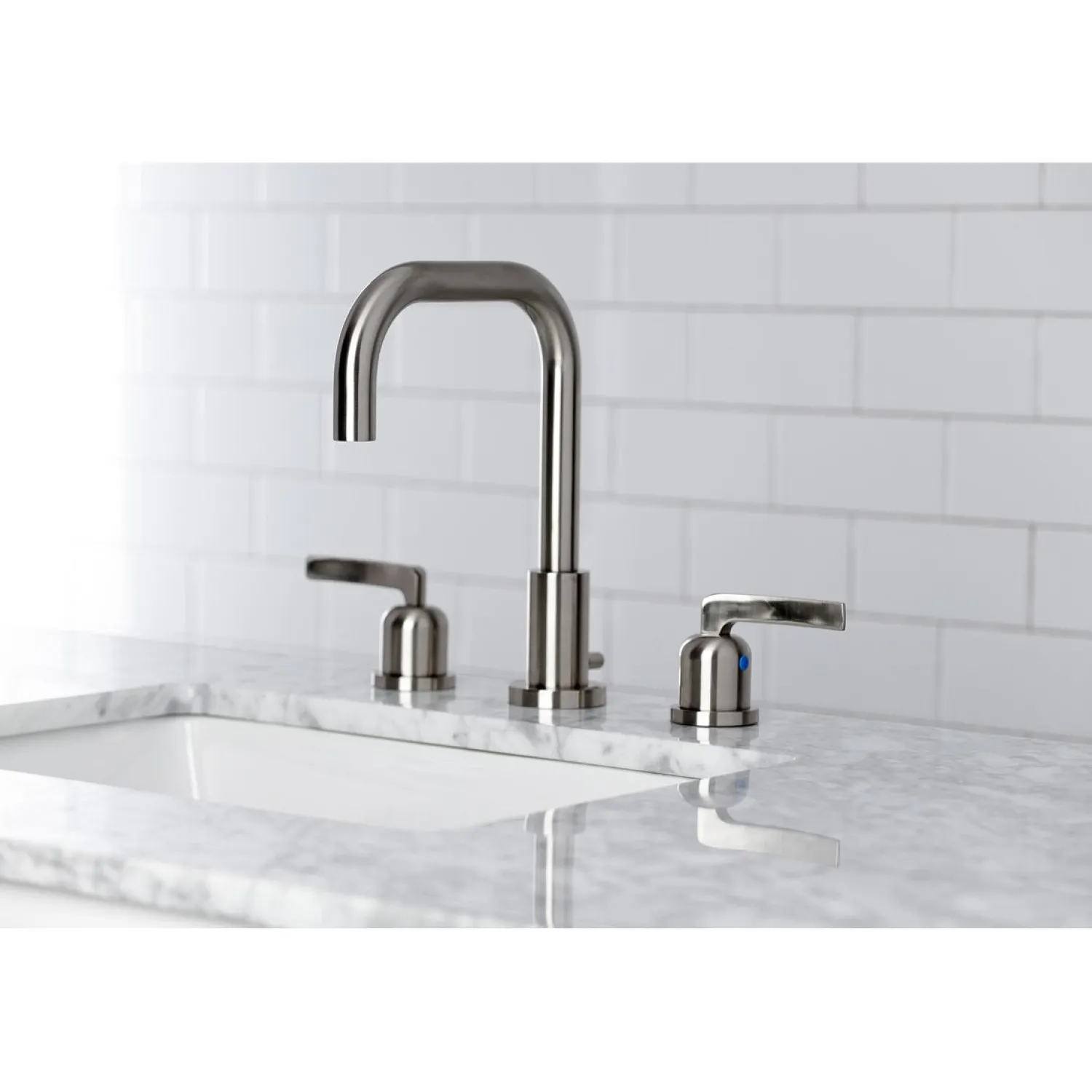 Centurion Widespread Bathroom Faucet with Brass Pop-Up 8" Widespread