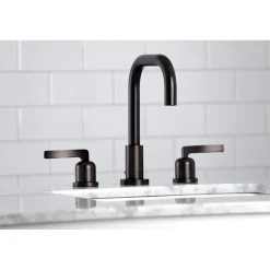 Centurion Widespread Bathroom Faucet with Brass Pop-Up 8