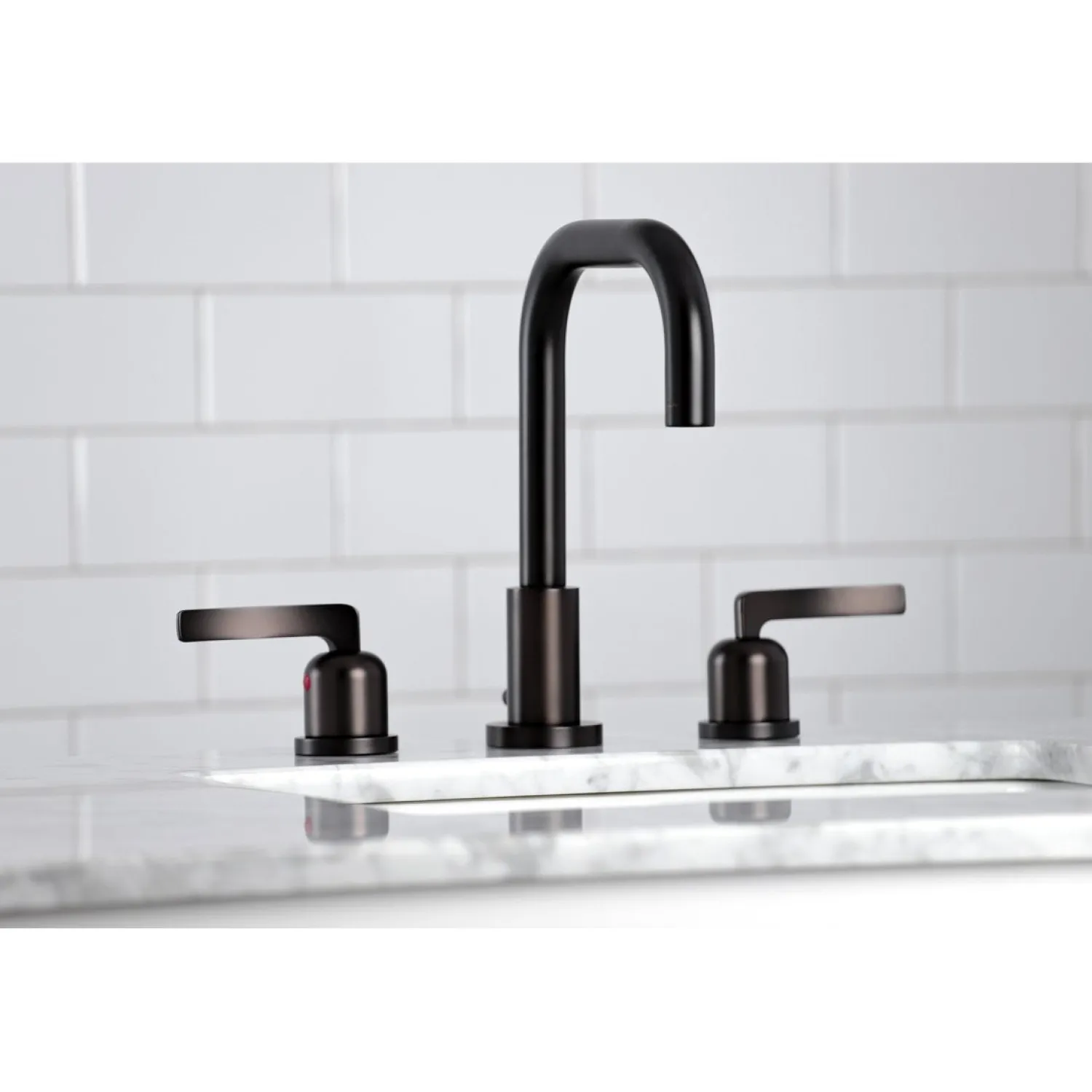 Centurion Widespread Bathroom Faucet with Brass Pop-Up 8" Widespread