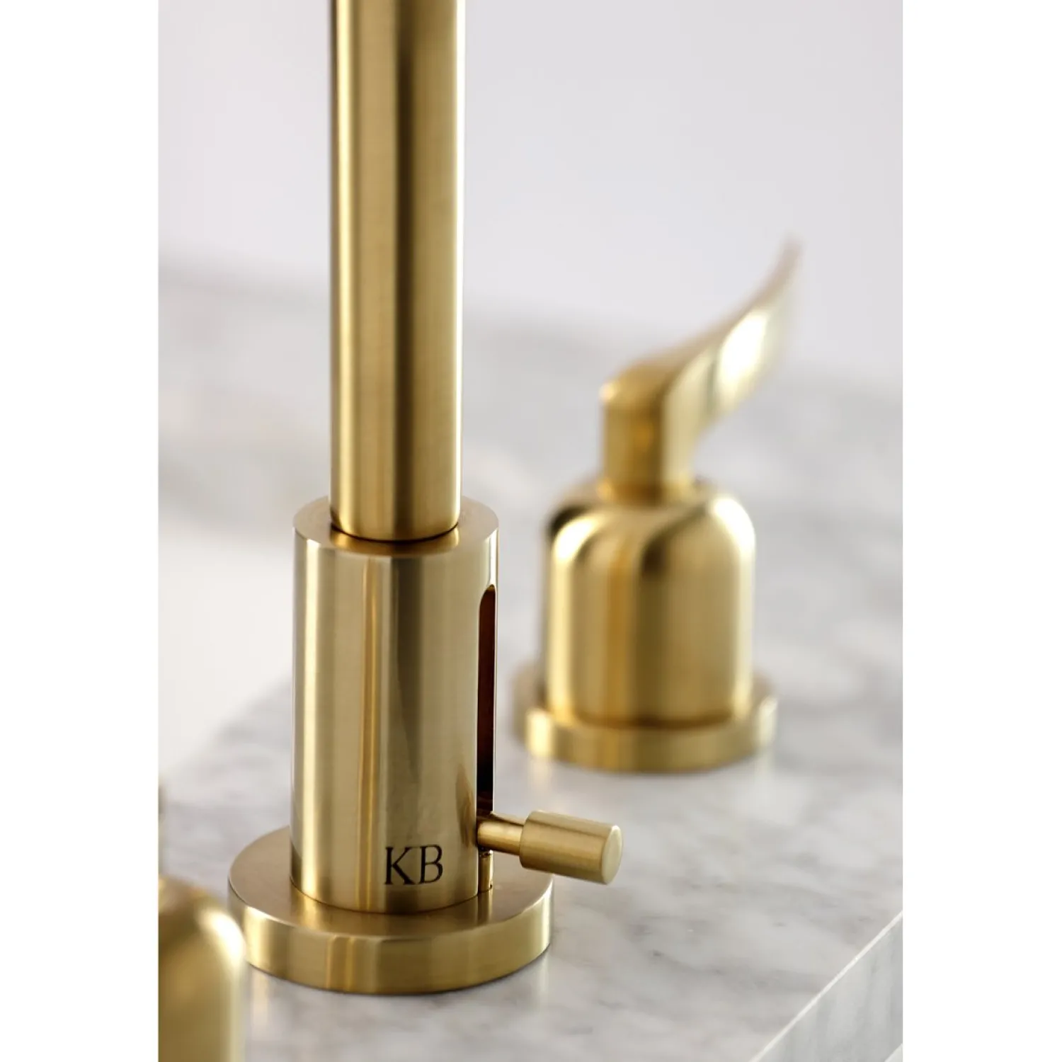 Centurion Widespread Bathroom Faucet with Brass Pop-Up 8" Widespread