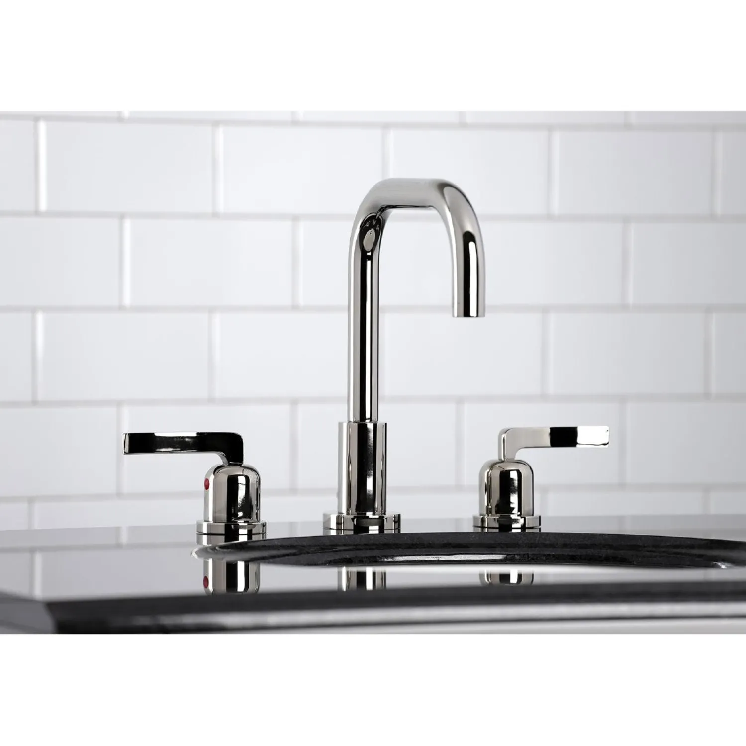 Centurion Widespread Bathroom Faucet with Brass Pop-Up 8" Widespread