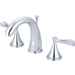 Clearance Century Two Handle 8" to 16" Widespread Lavatory Faucet with Brass Pop-up 8" Widespread