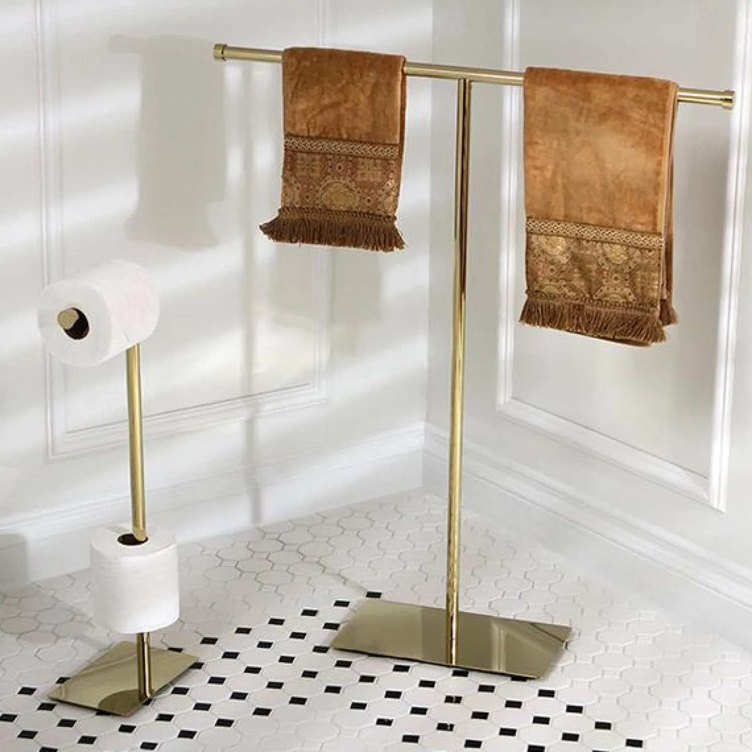 Hot Claremont Freestanding Toilet Paper Stand Toilet Paper Holders
