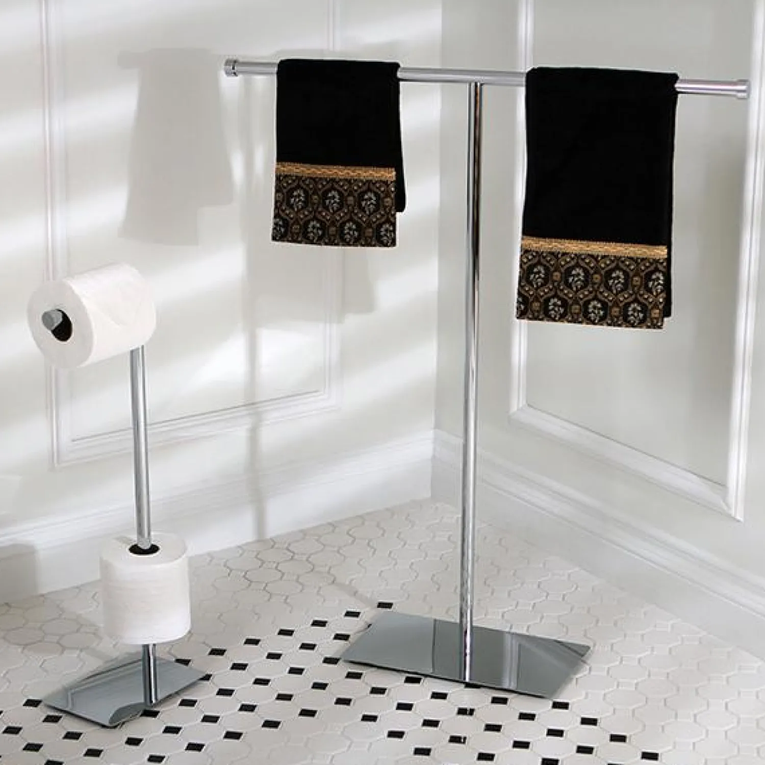 Hot Claremont Freestanding Toilet Paper Stand Toilet Paper Holders