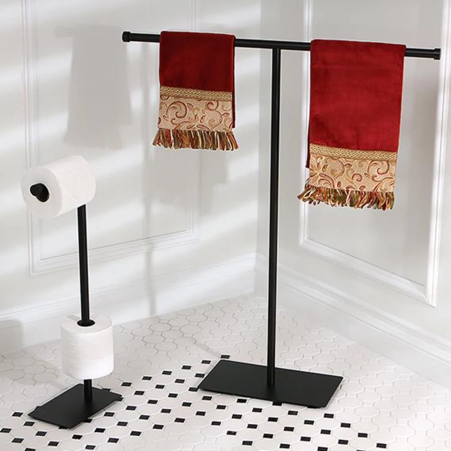 Hot Claremont Freestanding Toilet Paper Stand Toilet Paper Holders