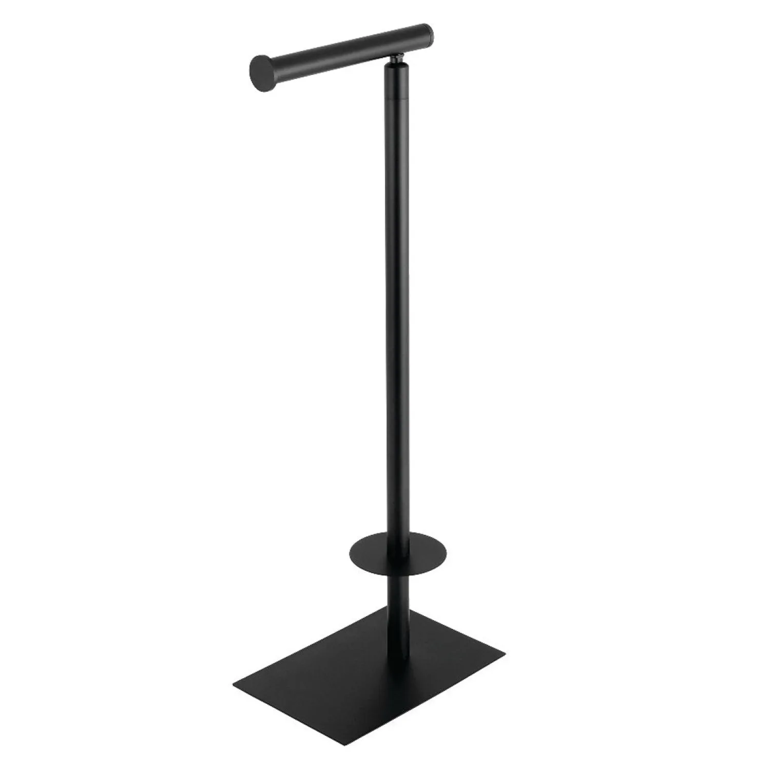 Clearance Claremont Freestanding Toilet Paper Stand in Matte Black Toilet Paper Holders