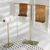 Best Claremont Freestanding Double Toilet Paper Stand Toilet Paper Holders