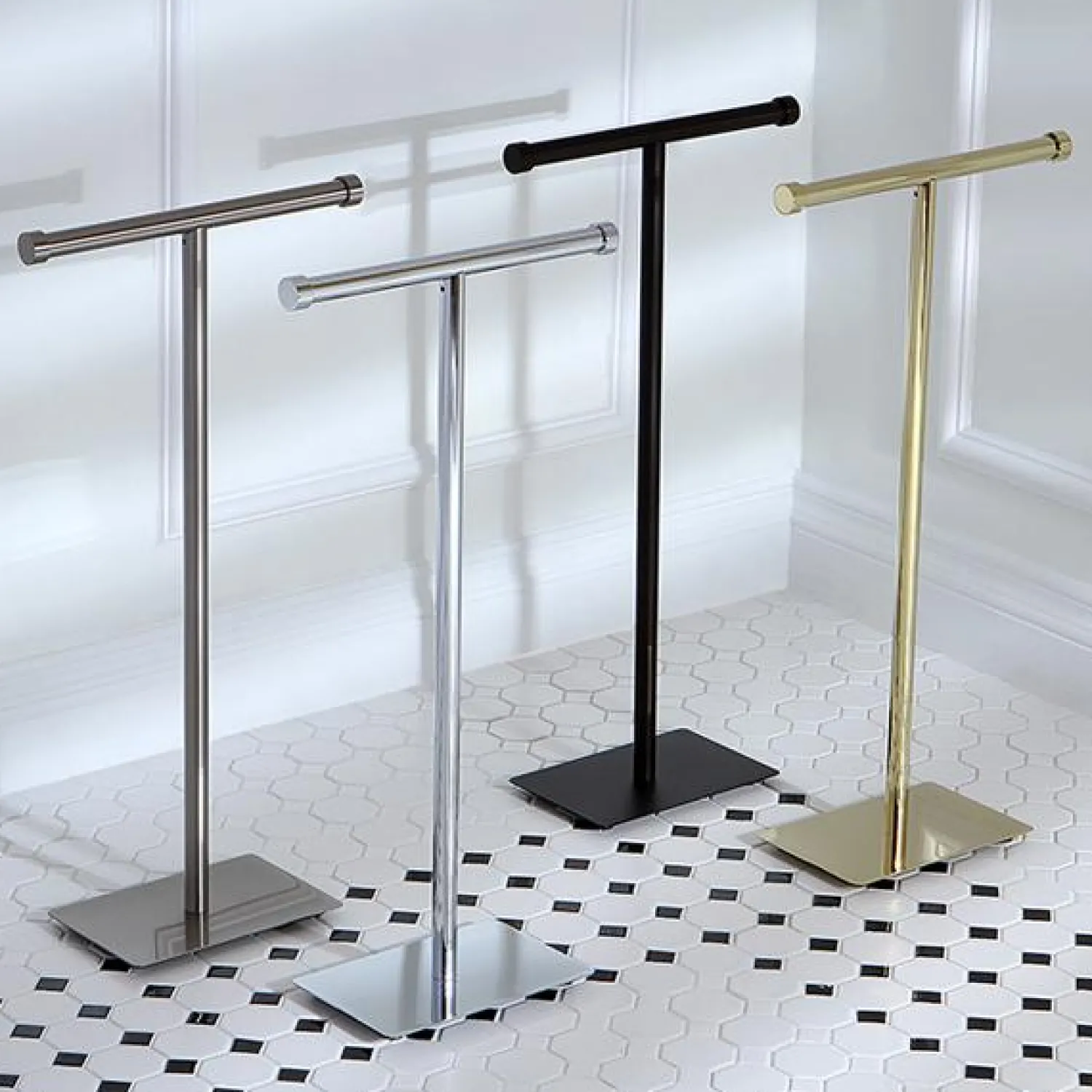 Best Claremont Freestanding Double Toilet Paper Stand Toilet Paper Holders