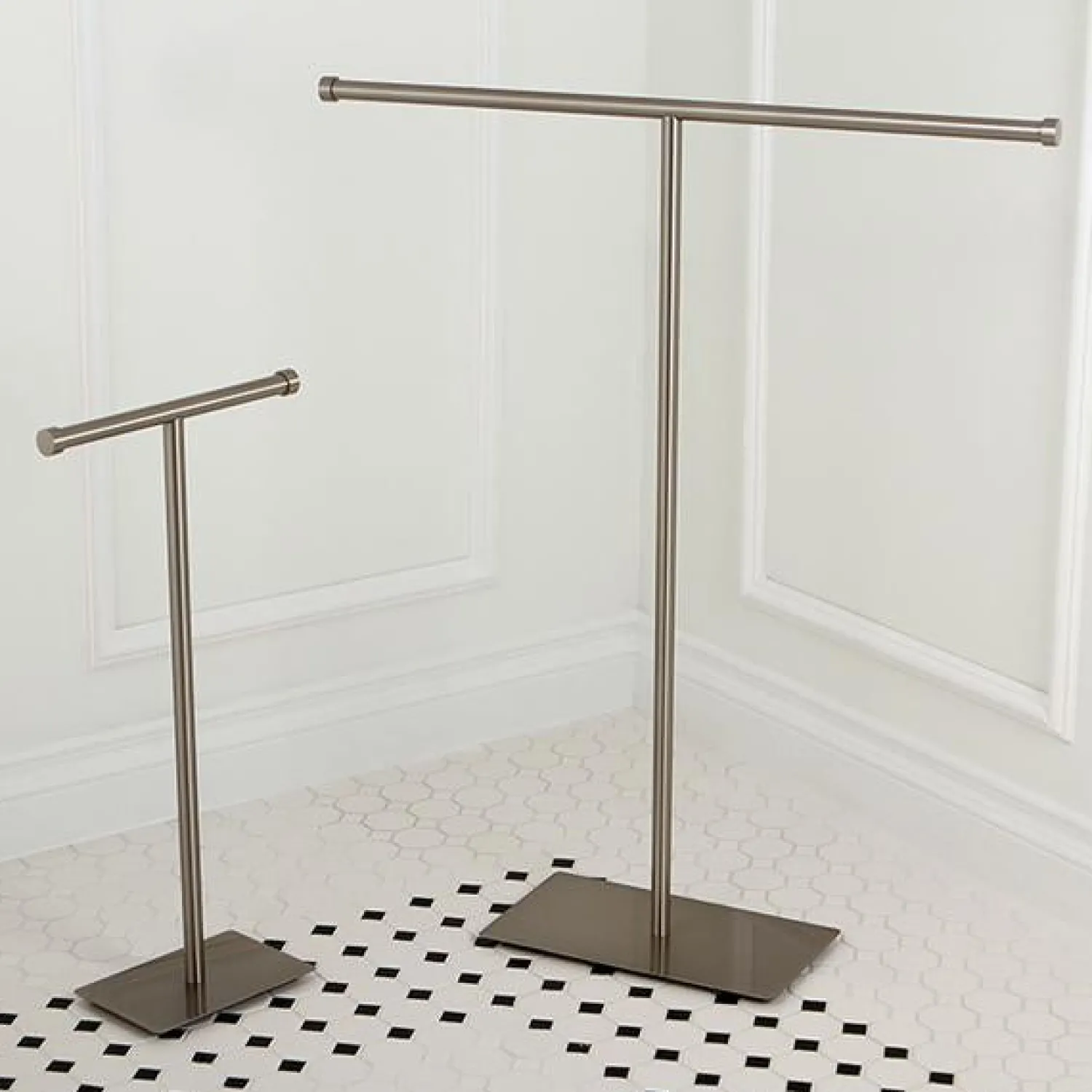 Best Claremont Freestanding Double Toilet Paper Stand Toilet Paper Holders