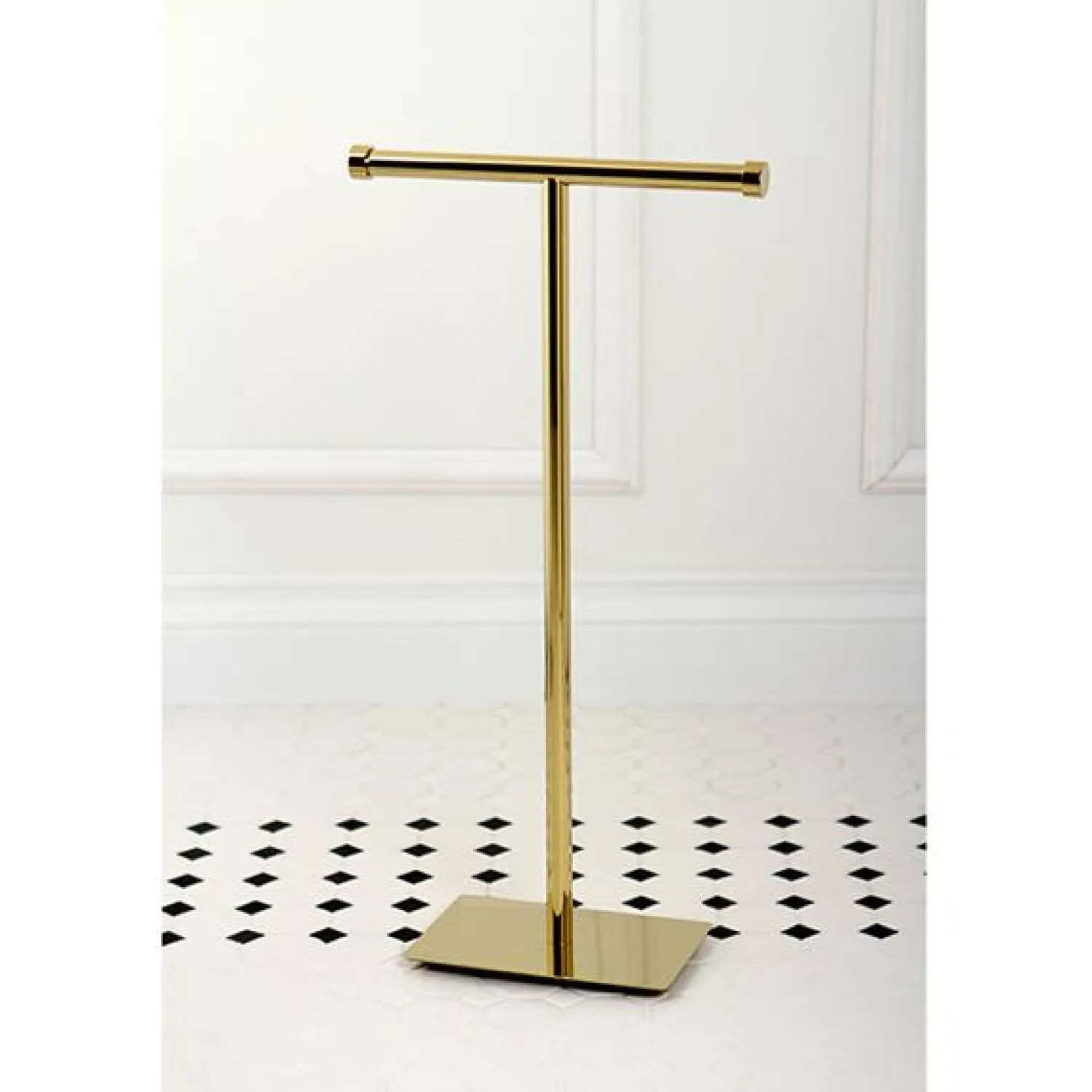 Best Claremont Freestanding Double Toilet Paper Stand Toilet Paper Holders