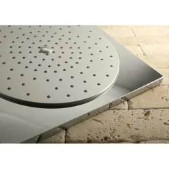New Claremont KX8221CK Claremont 12" Rainfall Square Showerhead with 16" Shower Arm in Polished Chrome Shower Heads
