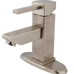 Discount Claremont Single Handle 4" Centerset Lavatory Faucet with Optional Deck Plate 4" Center Set