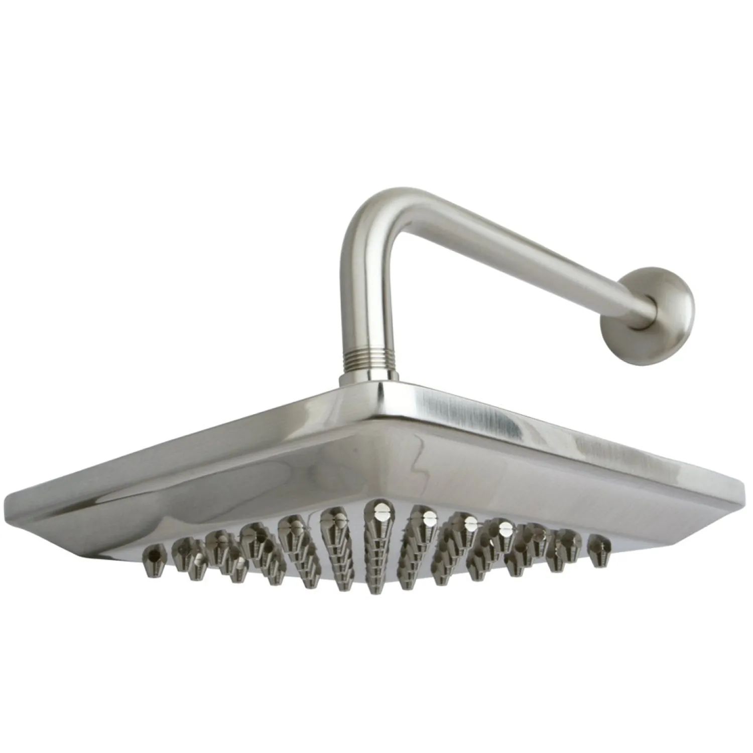 Best Claremont 8" x 8" Shower Head with 12" Shower Arm Shower Heads
