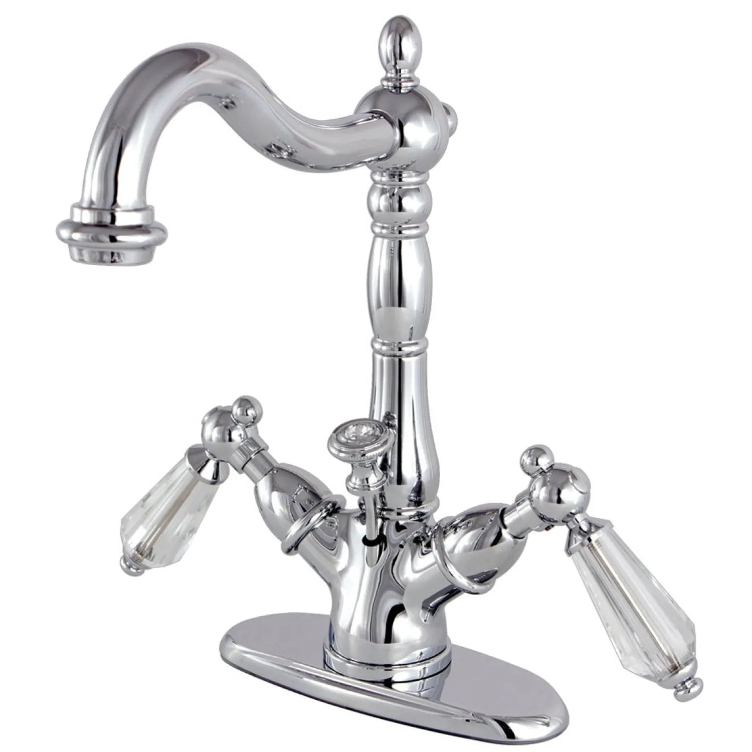 Online Classic 4" Centerset Lavatory Faucet with Brass Pop-up Single Hole|4" Center Set