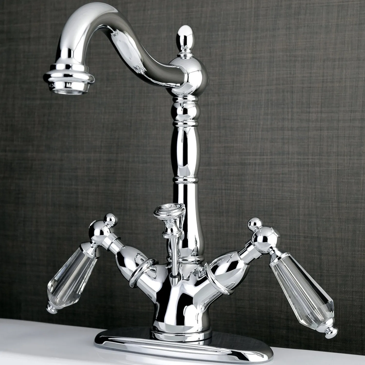 Online Classic 4" Centerset Lavatory Faucet with Brass Pop-up Single Hole|4" Center Set