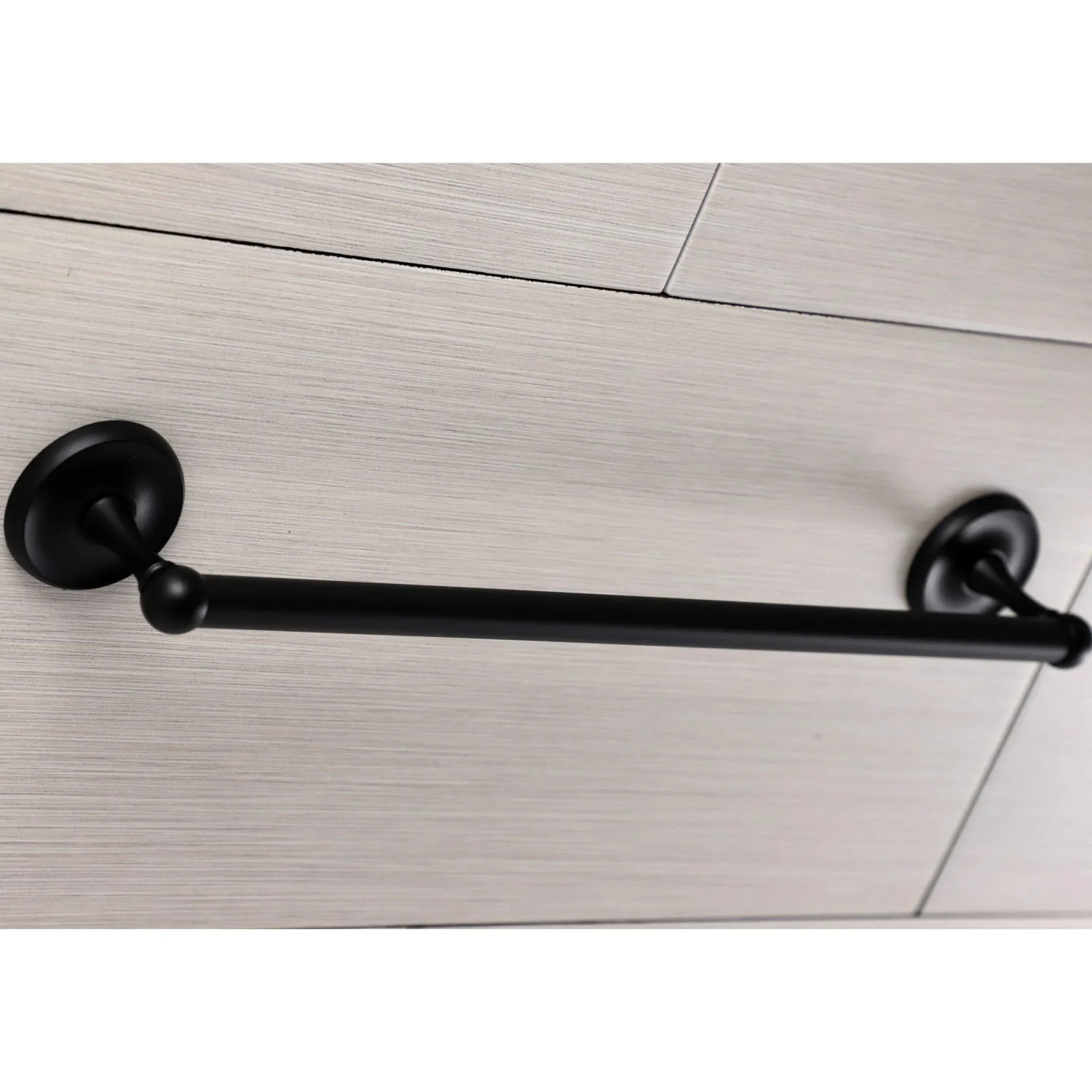 New Classic 18-Inch Towel Bar in Matte Black Towel Bars