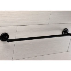 Online Classic 24-Inch Towel Bar in Matte Black Towel Bars