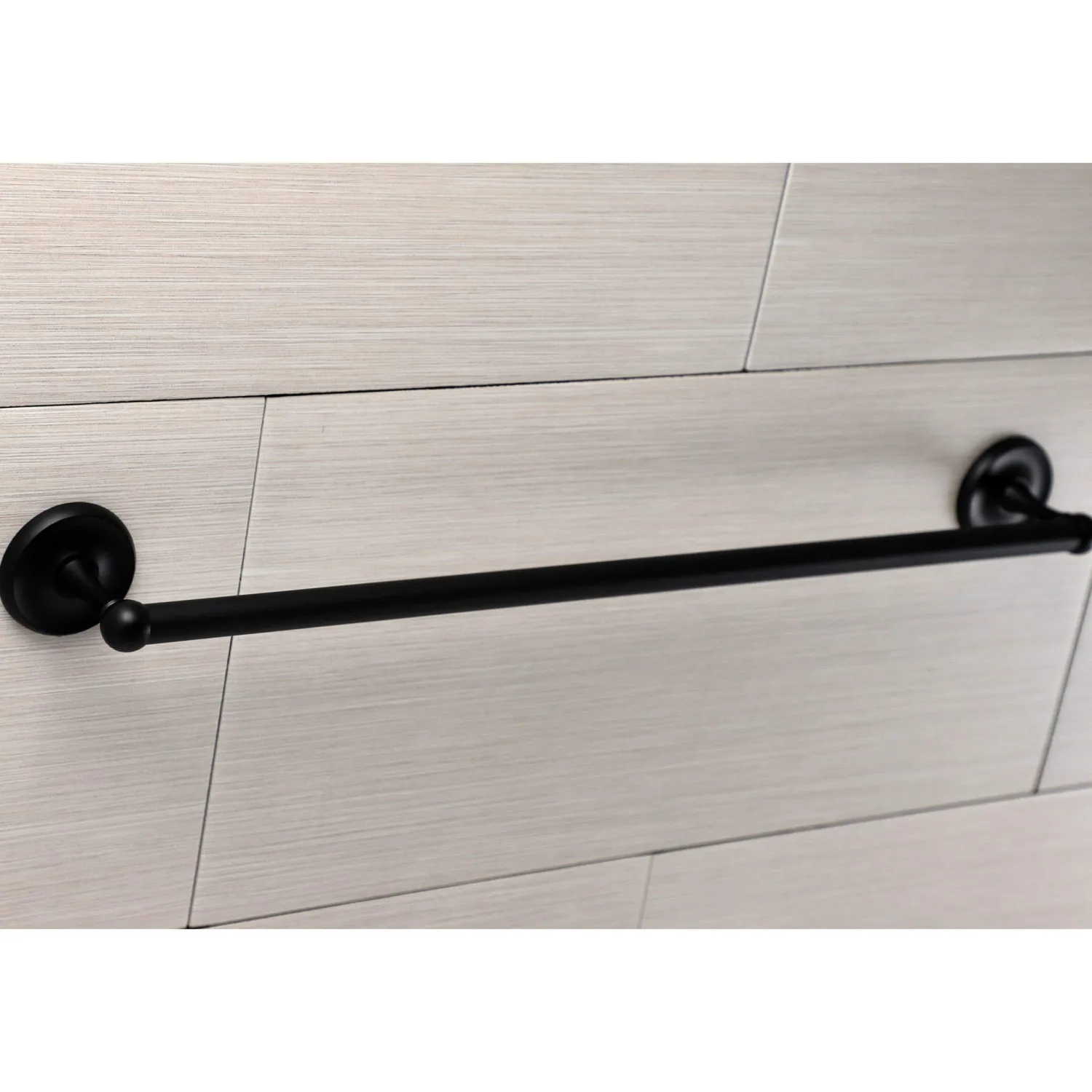 Online Classic 24-Inch Towel Bar in Matte Black Towel Bars