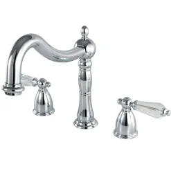 Best Classic Roman Tub Filler with Tranlucent Handles Tub Faucets