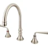 Best Classic Silver Sage Two Handle Roman Tub Filler Tub Faucets