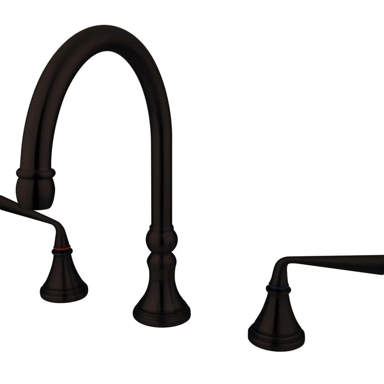 Best Classic Silver Sage Two Handle Roman Tub Filler Tub Faucets