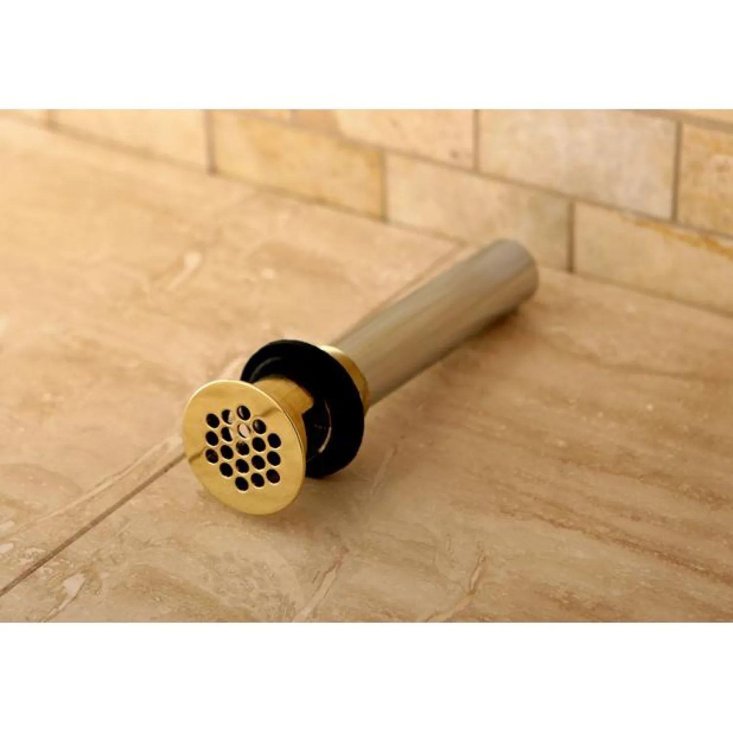 Online Classic Solid Grid Drain with Overflow Sink Drains|Overflow Bathroom Sink Drains