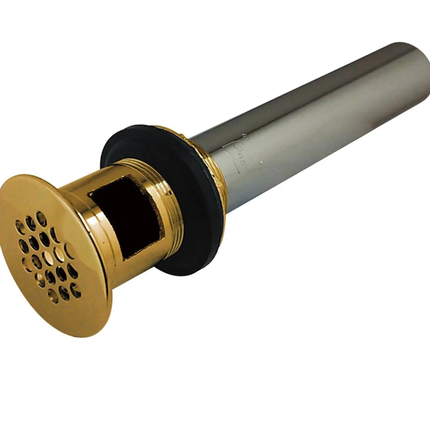 Online Classic Solid Grid Drain with Overflow Sink Drains|Overflow Bathroom Sink Drains