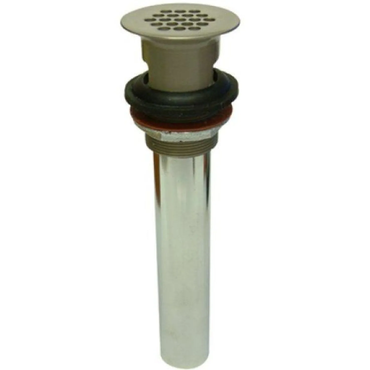 Online Classic Solid Grid Drain with Overflow Sink Drains|Overflow Bathroom Sink Drains