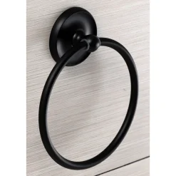 New Classic Towel Ring in Matte Black Towel Rings