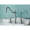 Sale Classic Tudor Widespread Lavatory Faucet with Brass Pop-up 8" Widespread