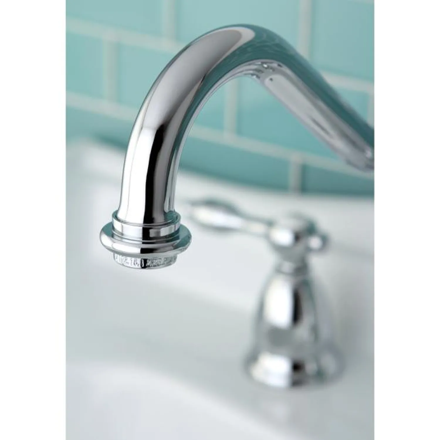 Sale Classic Tudor Widespread Lavatory Faucet with Brass Pop-up 8" Widespread