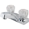 Best Columbia 4" Centerset Two Handle Lavatory Faucet in Polished Chrome 4" Center Set