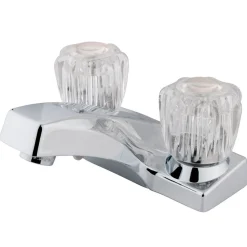 Best Columbia 4" Centerset Two Handle Lavatory Faucet in Polished Chrome 4" Center Set