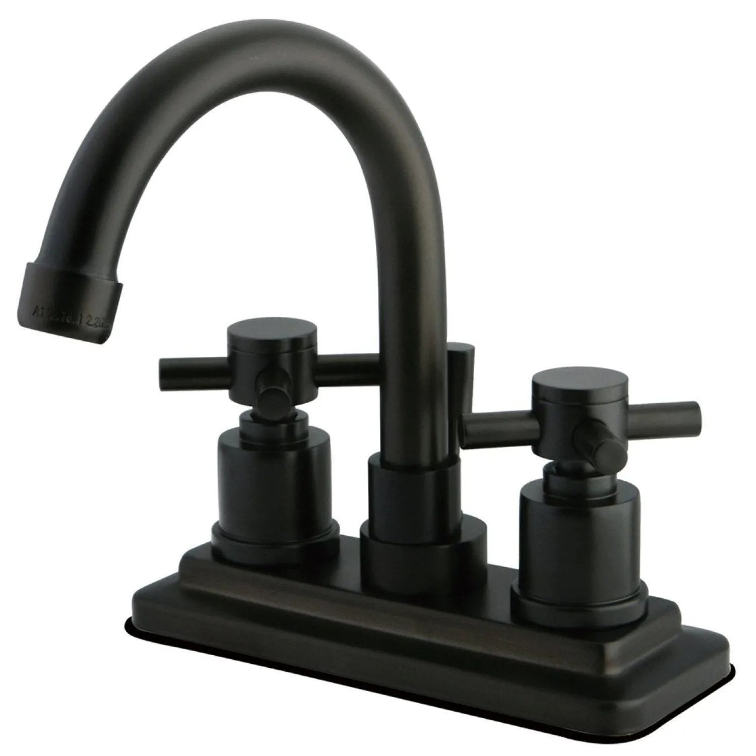 Discount Concord 4" Centerset Two Handle Three Hole Lavatory Faucet with Brass Pop-up 4" Center Set