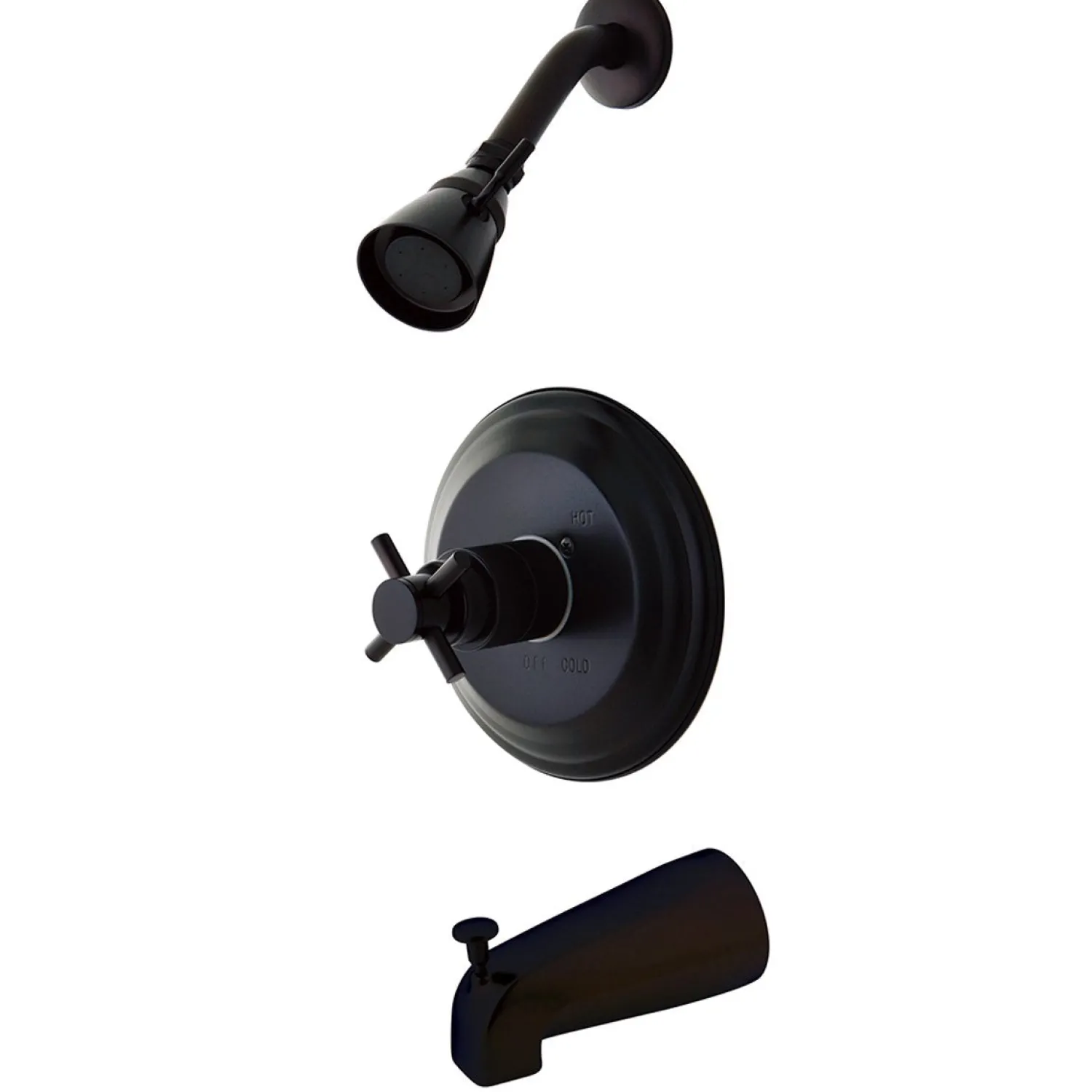 Discount Concord Contemporary Single Handle Tub and Shower Faucet Tub & Shower Sets