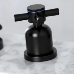 Online Concord Deck Mount Widespread Bathroom Faucet with Brass Pop-Up 8