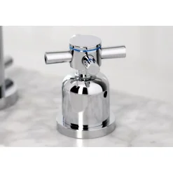 Online Concord Deck Mount Widespread Bathroom Faucet with Brass Pop-Up 8