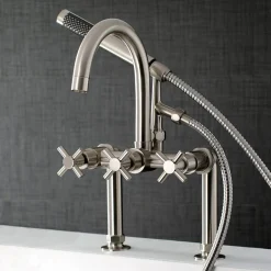 Hot Concord Deck Mount 2-Hole Tub Filler with Hand Shower Tub & Shower Sets|Tub Faucets