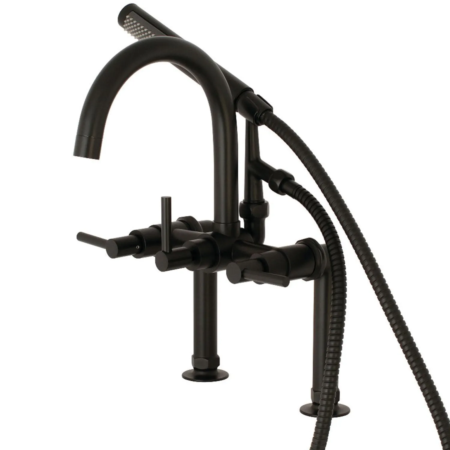 Hot Concord Deck Mount Tub Filler with Hand Shower Tub & Shower Sets|Tub Faucets