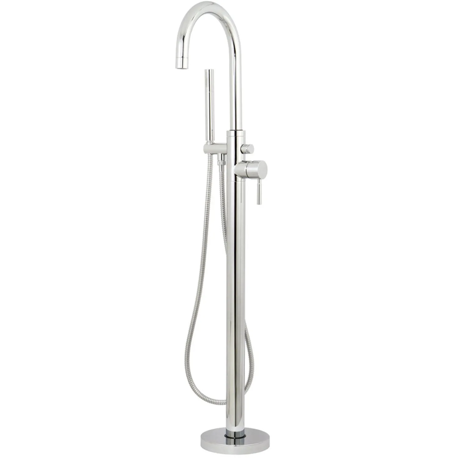 Best Concord Floor Mount Tub Filler with Hand Shower Free Standing Tub Fillers|Tub Faucets