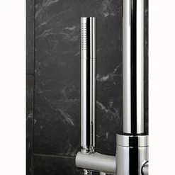 Best Concord Floor Mount Tub Filler with Hand Shower Free Standing Tub Fillers|Tub Faucets