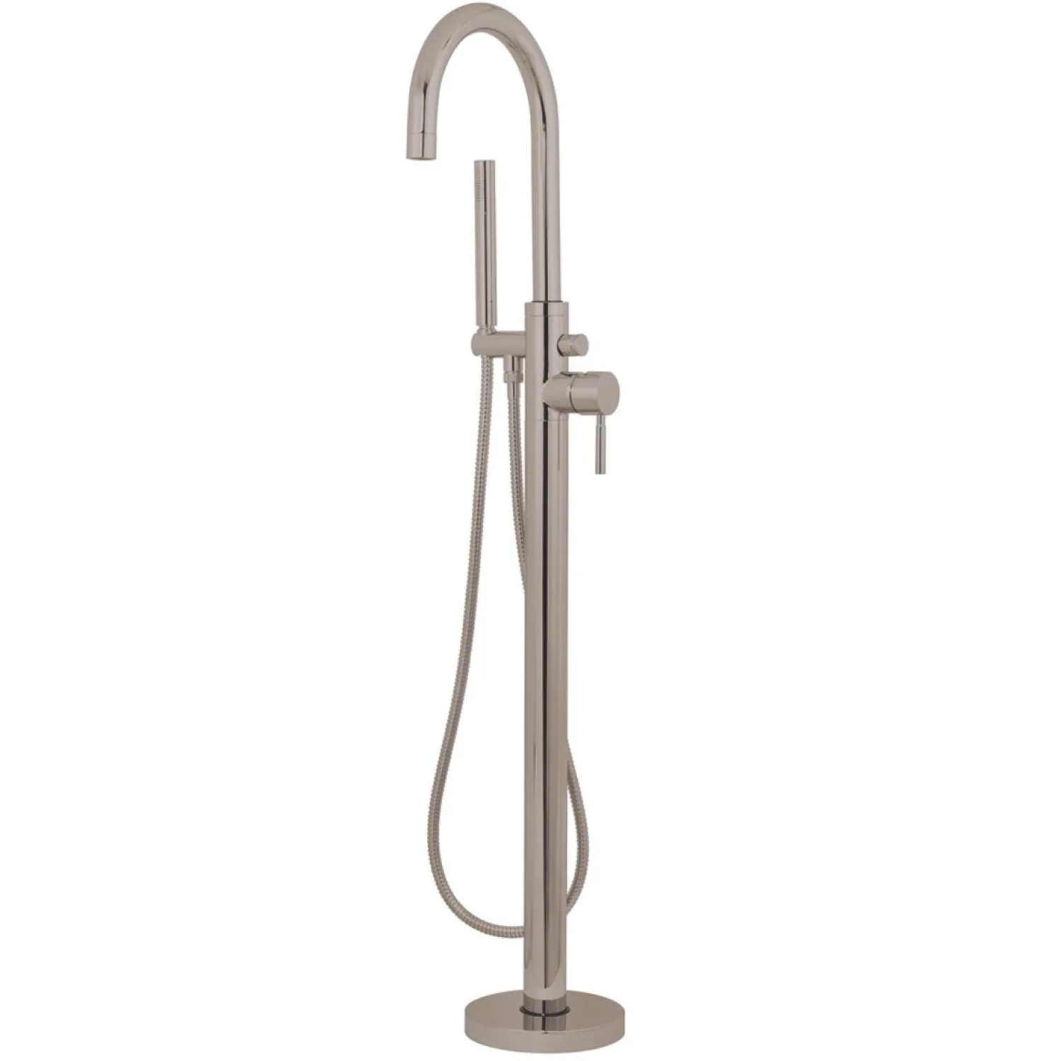 Best Concord Floor Mount Tub Filler with Hand Shower Free Standing Tub Fillers|Tub Faucets
