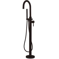 Best Concord Floor Mount Tub Filler with Hand Shower Free Standing Tub Fillers|Tub Faucets