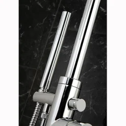 Best Concord Floor Mount Tub Filler with Hand Shower Free Standing Tub Fillers|Tub Faucets