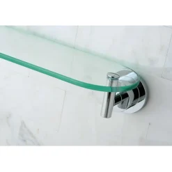 New Concord Glass Shelf in Polished Chrome Shelves