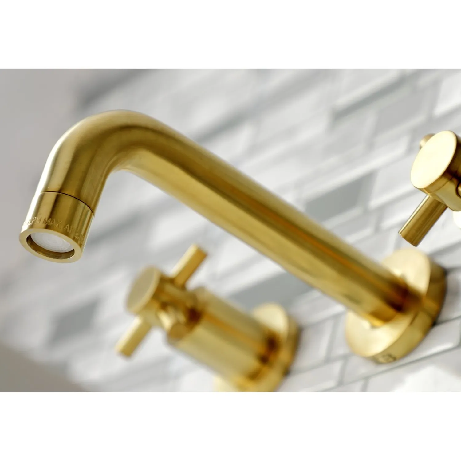 Hot Concord 2-Handle 3-Hole Wall Mount Bathroom Faucet Wall Mount