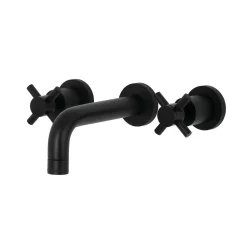 Hot Concord 2-Handle 3-Hole Wall Mount Bathroom Faucet Wall Mount