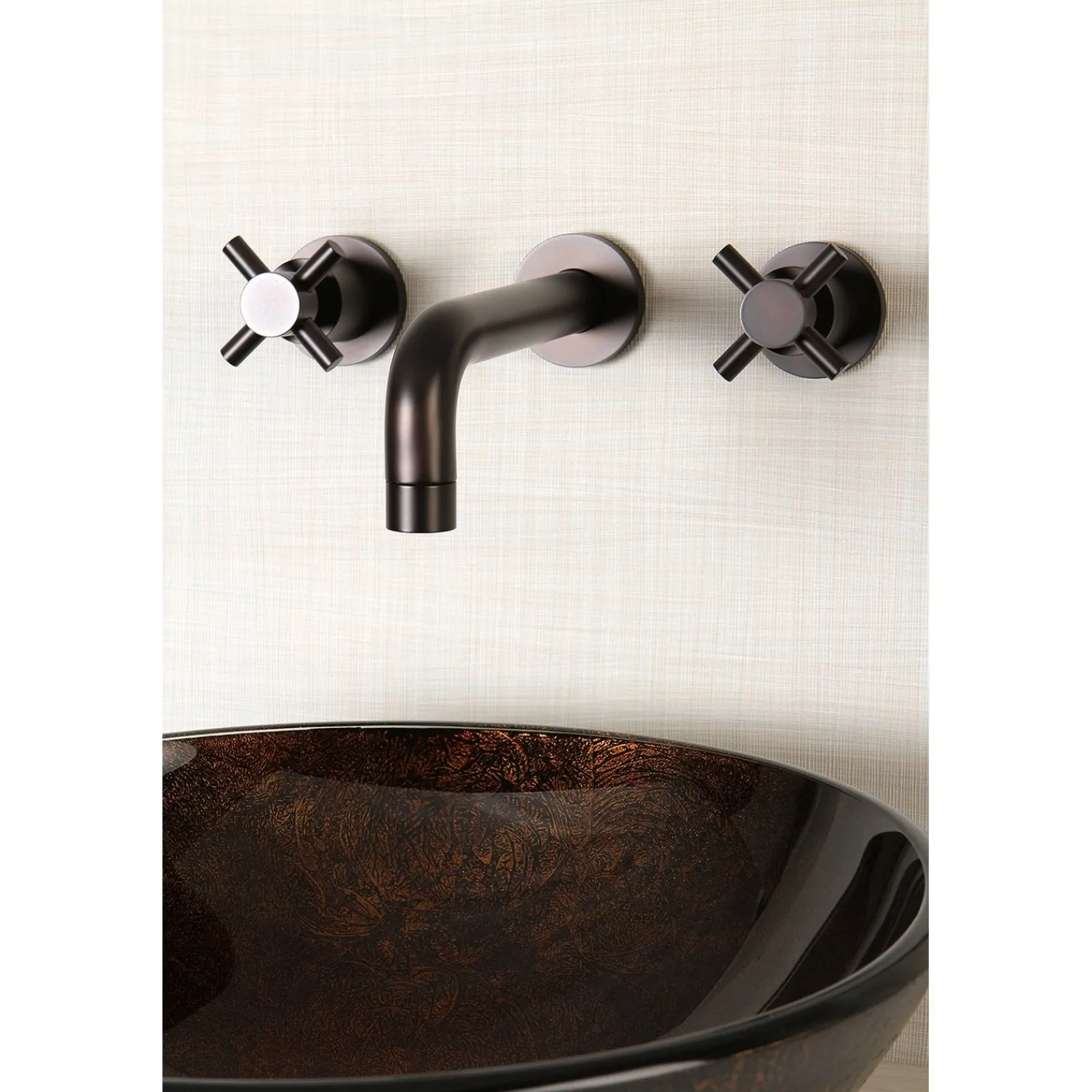 Hot Concord 2-Handle 3-Hole Wall Mount Bathroom Faucet Wall Mount