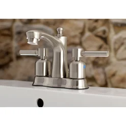 Concord 3-Hole Deck Mount 4-Inch Centerset Bathroom Faucet 4