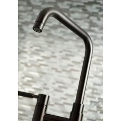 Sale Concord 4-Hole Two-Handle Bridge Kitchen Faucet with Brass Side Sprayer Faucets With Side Spray|Bridge Faucets